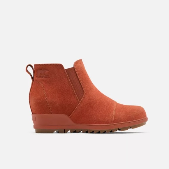 NWOT Sorel Women’s Evie Pull-On Suede Bootie - Picture 2 of 10